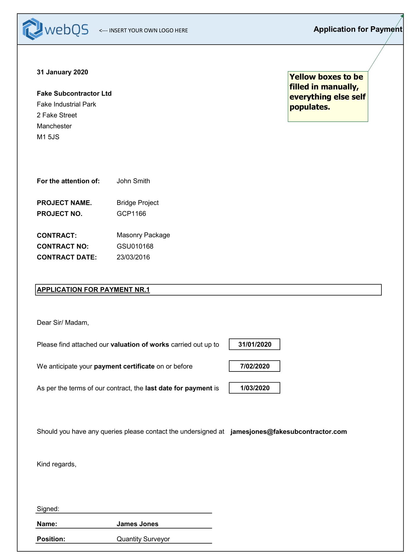 Progress Payment Payment Schedule Excel Template WebQS Progress Payment Payment Schedule Excel Template WebQS